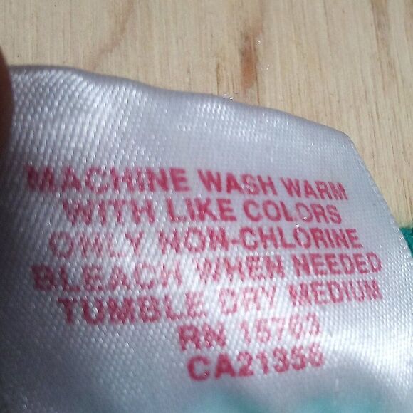 Vintage Hanes Blank Crewneck Sweatshirt Teal - Picture 4 of 5